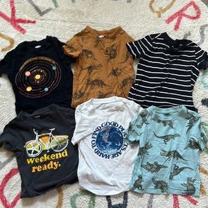 6 Old Navy toddler boy t-shirts, size 2T